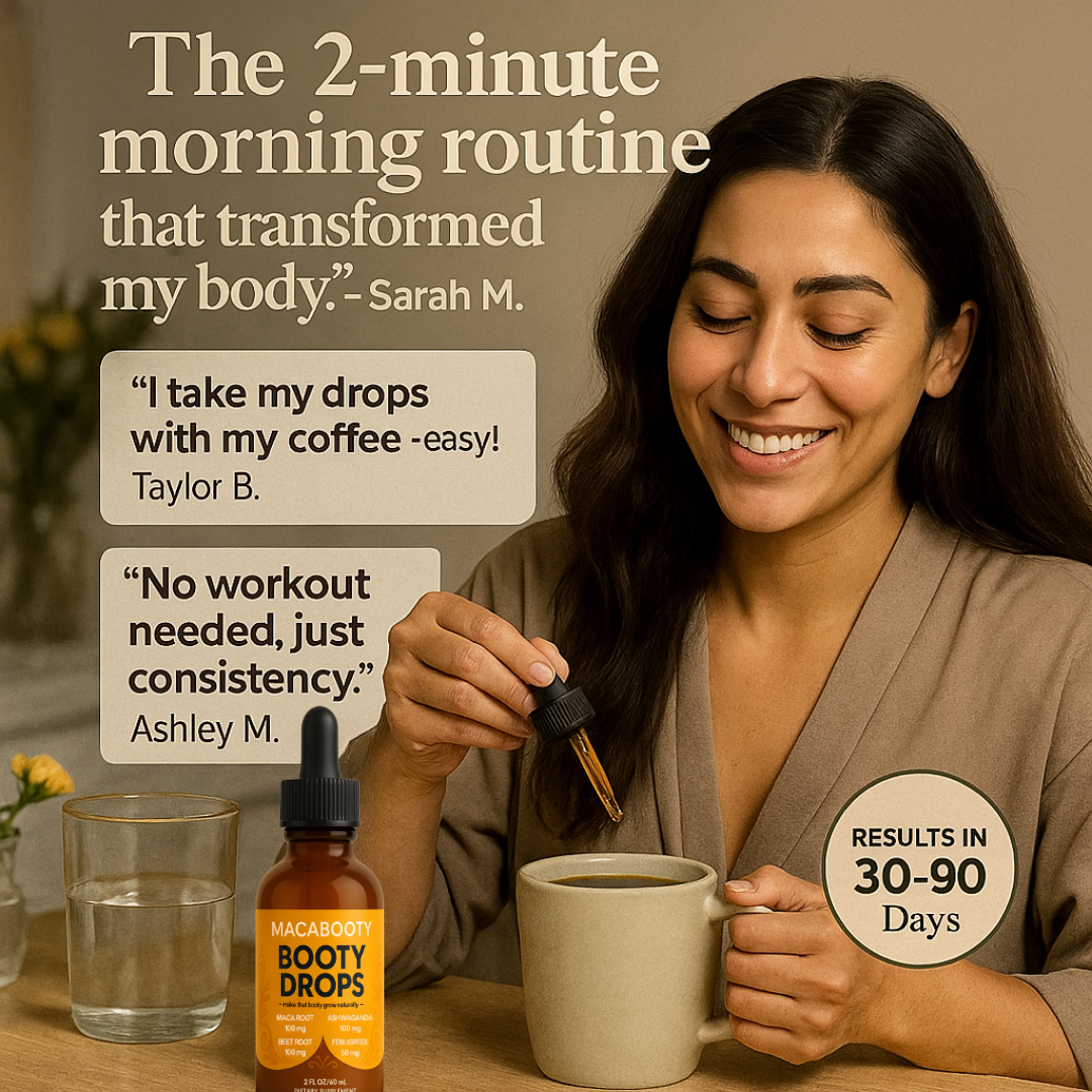 Curvy Confidence Boost™ Booty Drops - BBL For Women’s Curves & Beauty