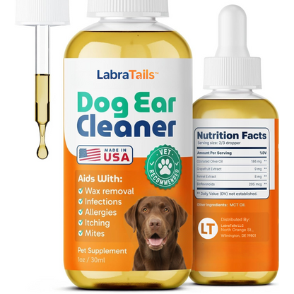 Ear Clear™ Natural Dog Ear Cleaner