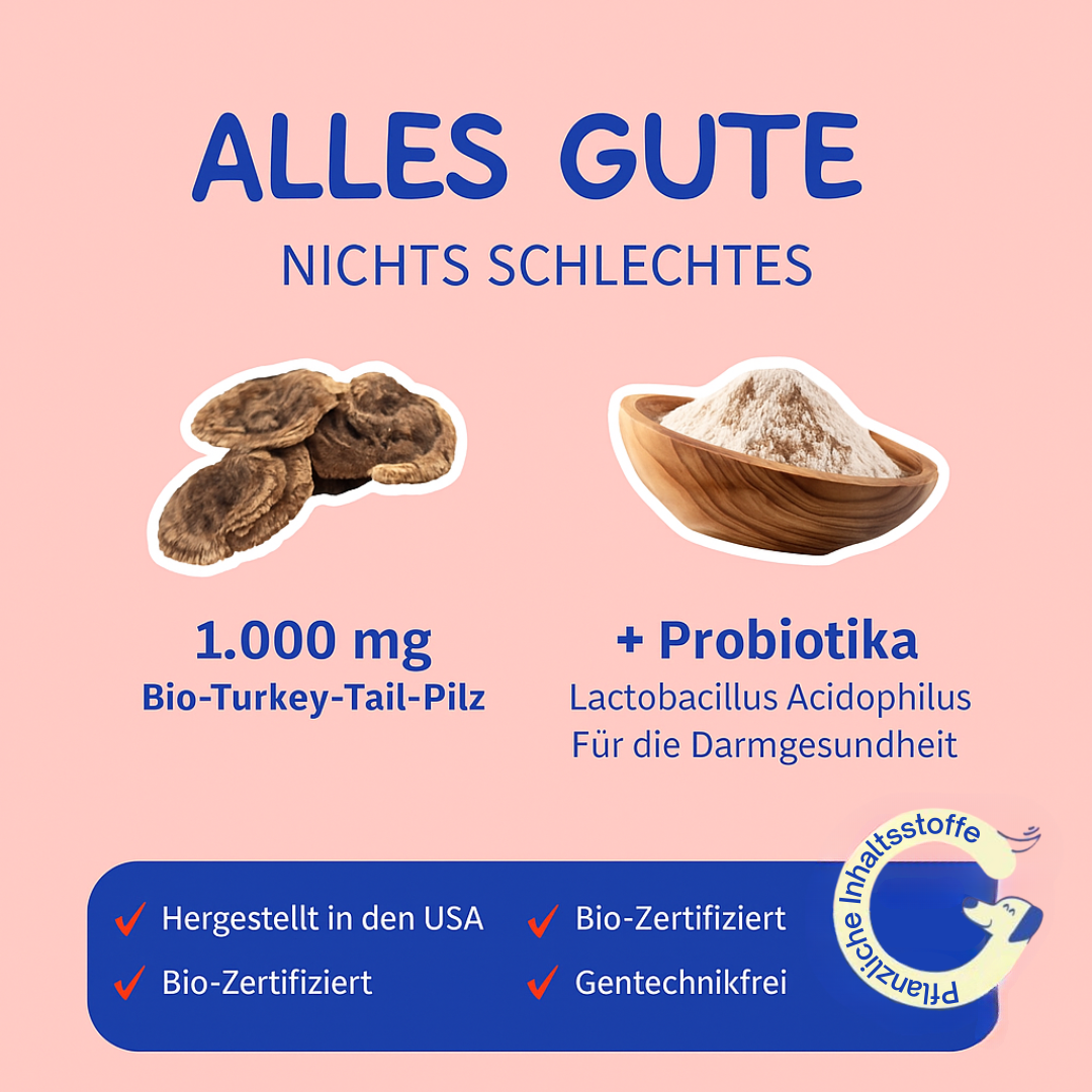 Probiotische Formel für Welpen | Mit Turkey-Tail-Pilzen™