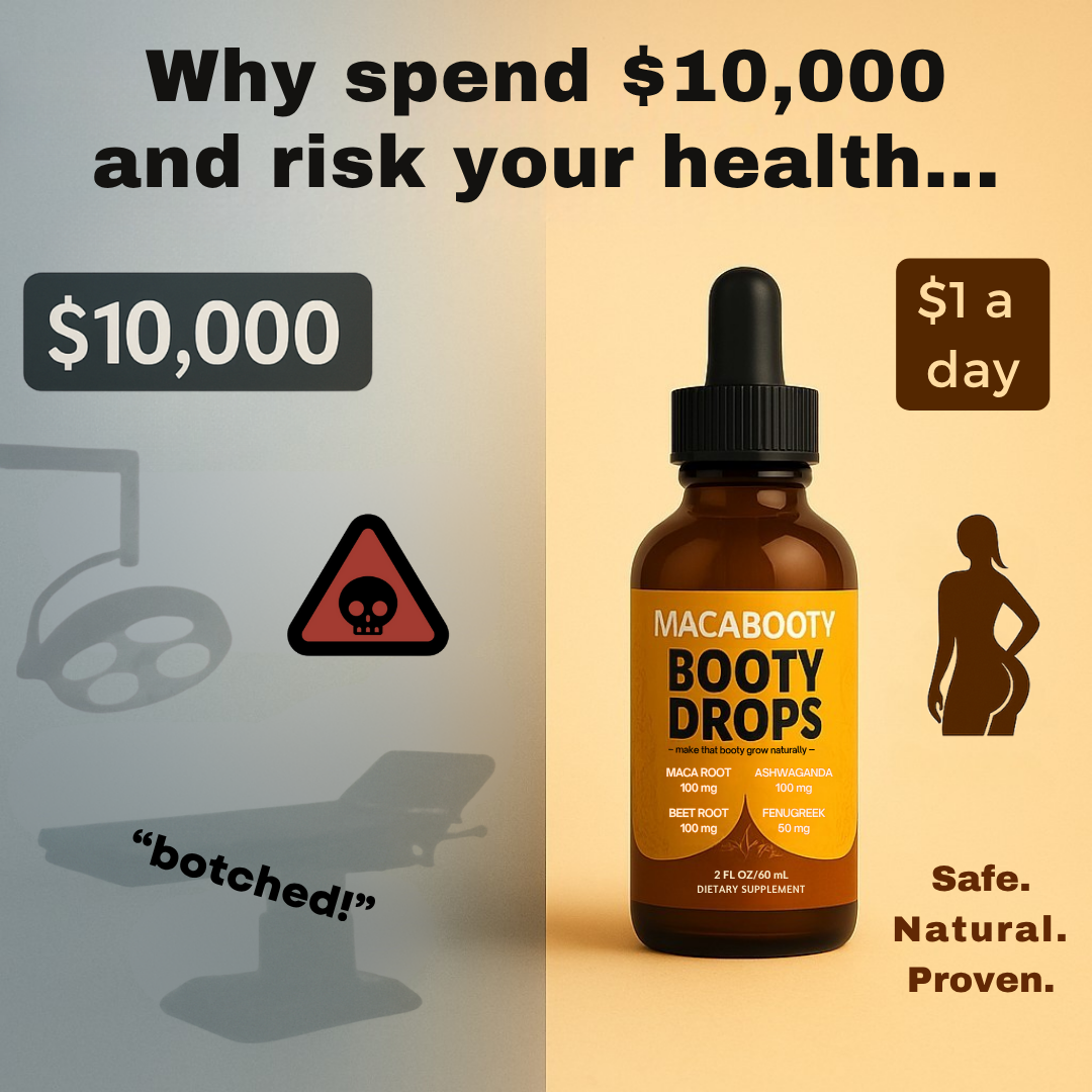 Curvy Confidence Boost™ Booty Drops - BBL For Women’s Curves & Beauty